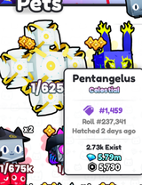 pets go pentangelus 1/625m pet