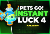 ⭐PETS GO 30X Instant Luck IV⭐