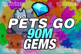 ⭐{Pets Go}⭐90M GEMS (EN UCUZU!!)