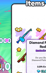 Pets Go Diamond Fishing Rod