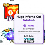 [Pets Go] Huge Inferno Cat ANINDA TESLIM