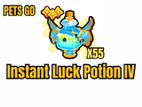 Pets Go instant Luck Potion IV x55