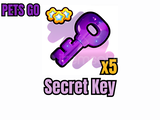 Pets Go Secret Key x5