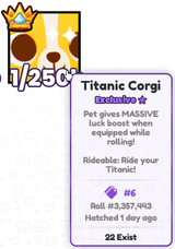 PETS GO / TİTANİC CORGİ