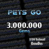 PetsGo 3.000.000 Gems!