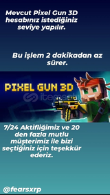 PG3D Hesabınız İstediğiniz Seviye Yapılır!