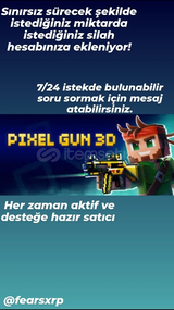 PG3D Sınırsız Silah İsteme İmkanı!