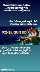 PG3D Tüm Battle Royale itemleri eklenir!