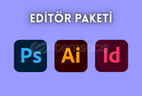 Photoshop + Illustrator + InDesign | Tek Paket