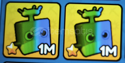 Pickaxe simulator 2x 1m pet