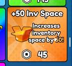 Pickaxe Simulator 50 Inv Space