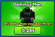 Pickaxe Simulator Dominus Man