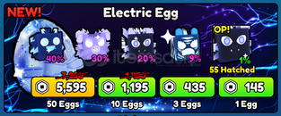 Pickaxe Simulator Electric Egg 50x