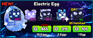 Pickaxe Simulator Electric Egg x10