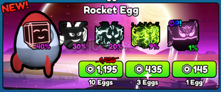 Pickaxe Simulator Rocket Egg x1