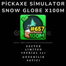 Pickaxe Simulator Snow Globe #Serial 657 Secter