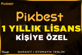 PikBest | 1 Yıllık Kişiye Özel | Garanti