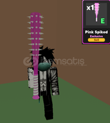 Pink Spiked Bat