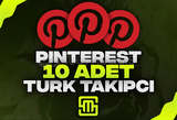 ✨Pinterest 10 Adet Türk Takipçi!