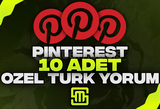 ✨Pinterest 10 Adet Türk Yorum!
