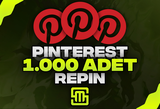 ✨Pinterest 1.000 Adet Repin!
