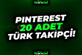 ⭐Pinterest 20 Türk Takipçi!