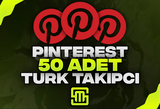 ✨Pinterest 50 Adet Türk Takipçi!