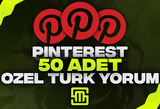 ✨Pinterest 50 Adet Türk Yorum!