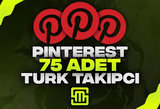 ✨Pinterest 75 Adet Türk Takipçi!