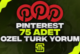 ✨Pinterest 75 Adet Türk Yorum!