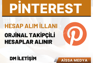 PİNTEREST HESAP ALINACAK
