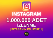 ⭐PİYASANIN EN UCUZU⭐1.000.000 İNSTAGRAM İZLENME⭐