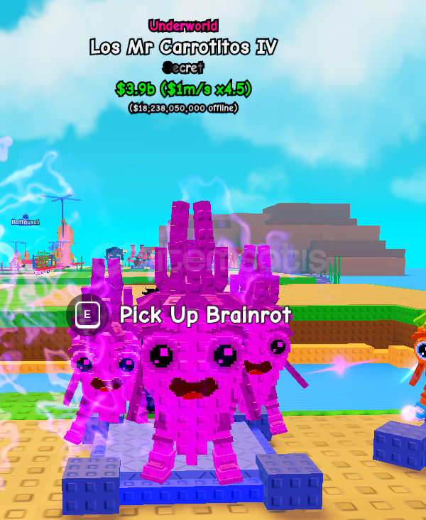 Plant Vs Brainrot 1m Mr Carrotitos