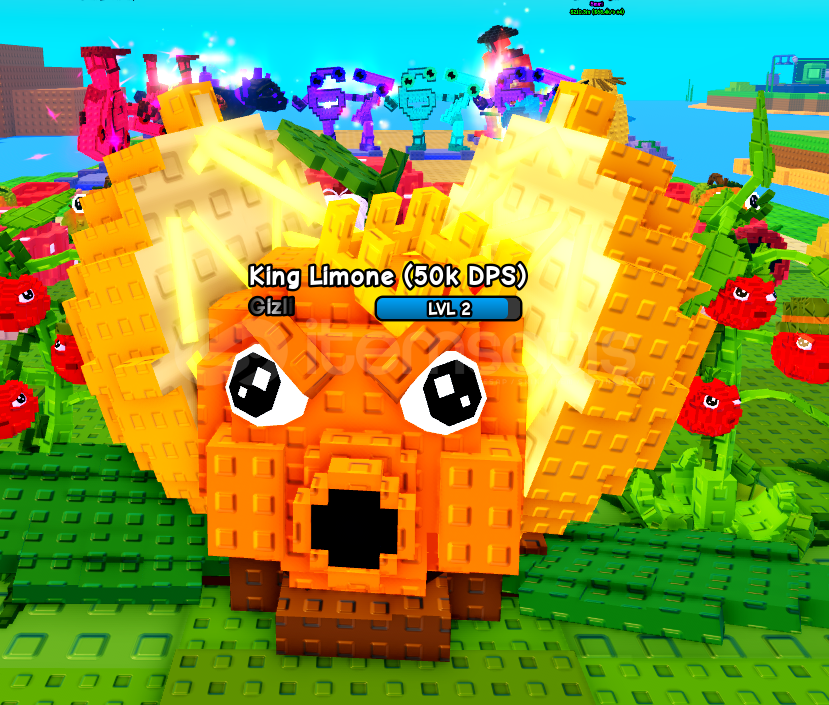 Plant Vs Brainrot King limone 1x 50k DPS Plant Vs Brainrot King limone 1x 50k DPS