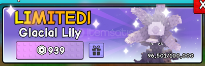 Plants Vs Brainrots Glacial Lily