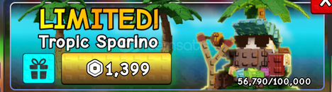 Plants vs Brainrots Limited Tropic Sparino