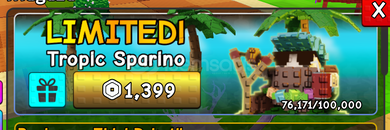 ⭐Plants Vs Brainrots Tropic Sparino⭐