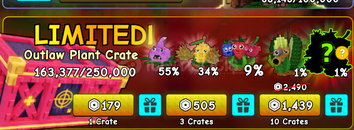 Plants Vs Brainrots Outlaw Plan Crate 10