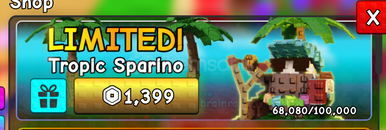 Plants Vs Brainrots Tropic Sparino 