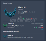 Plat 3 Hesap 30 Lp gain