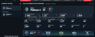 ⭐ PLATİN 3 - YÜKSEK MMR - MAİL DEĞİŞEN