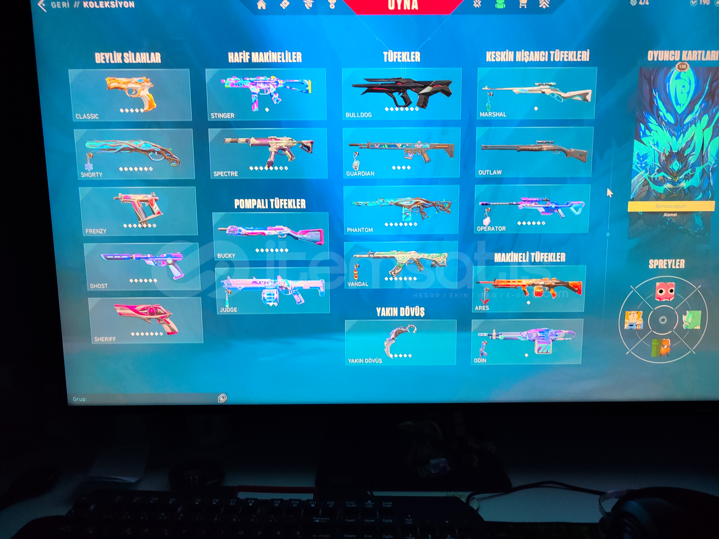 skinli hesap satılıktır skinli hesap satılıktır
