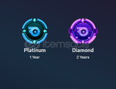 Platinum Diamond No quest badge hesap aranir