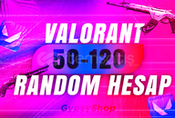 ⭐|PLUS++|⭐VALORANT 50-120 SKİN RANDOM HESAP✨