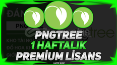 Pngtree Premium 1 HAFTALIK Lisans