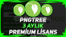 Pngtree Premium 3 aylık Lisans