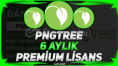 Pngtree Premium 6 aylık Lisans