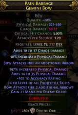 Poe 2 Dawn of The Hunt 280 Div Değerinde Bow