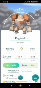 pokemon go REGİROCK