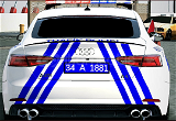 Polis sirenli Türk polis Audi A4 300hp